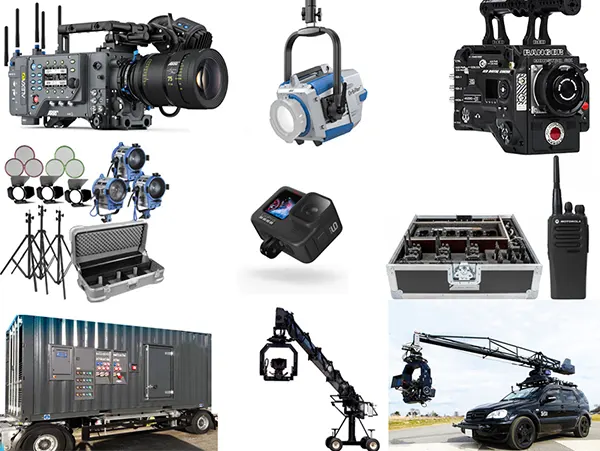 Location de matériel pour tournage de films en Tunisie